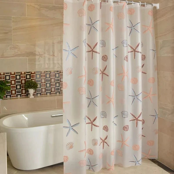 Waterproof Shower Curtain with hooks