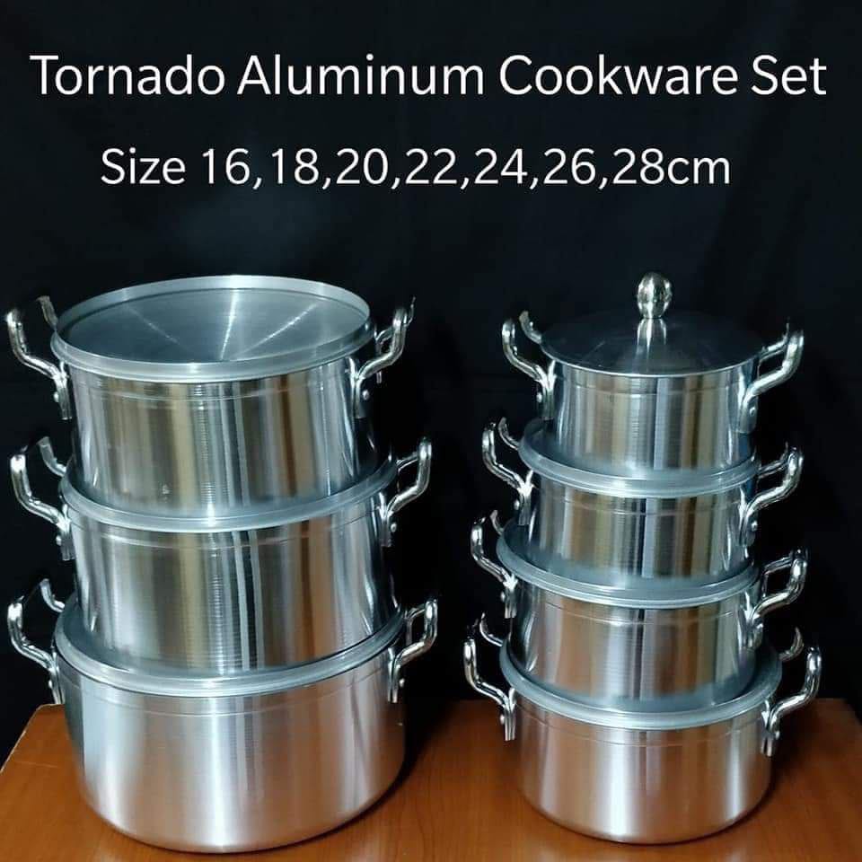 14pcs Aluminium Cookware set