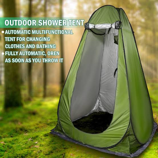 Camping shower tent