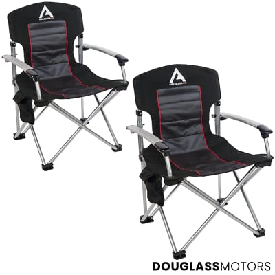 Air Locker Heavy Duty Camping Chair with Cup Holder