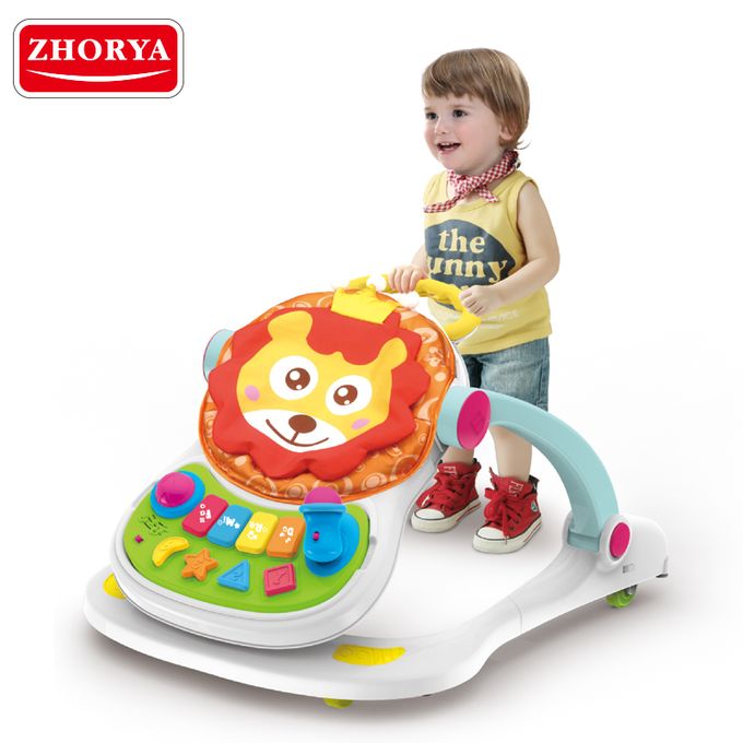 4-In-1 Lion Musical Baby Walker