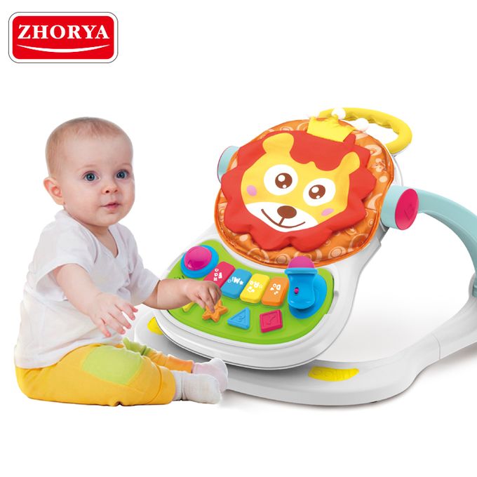 4-In-1 Lion Musical Baby Walker