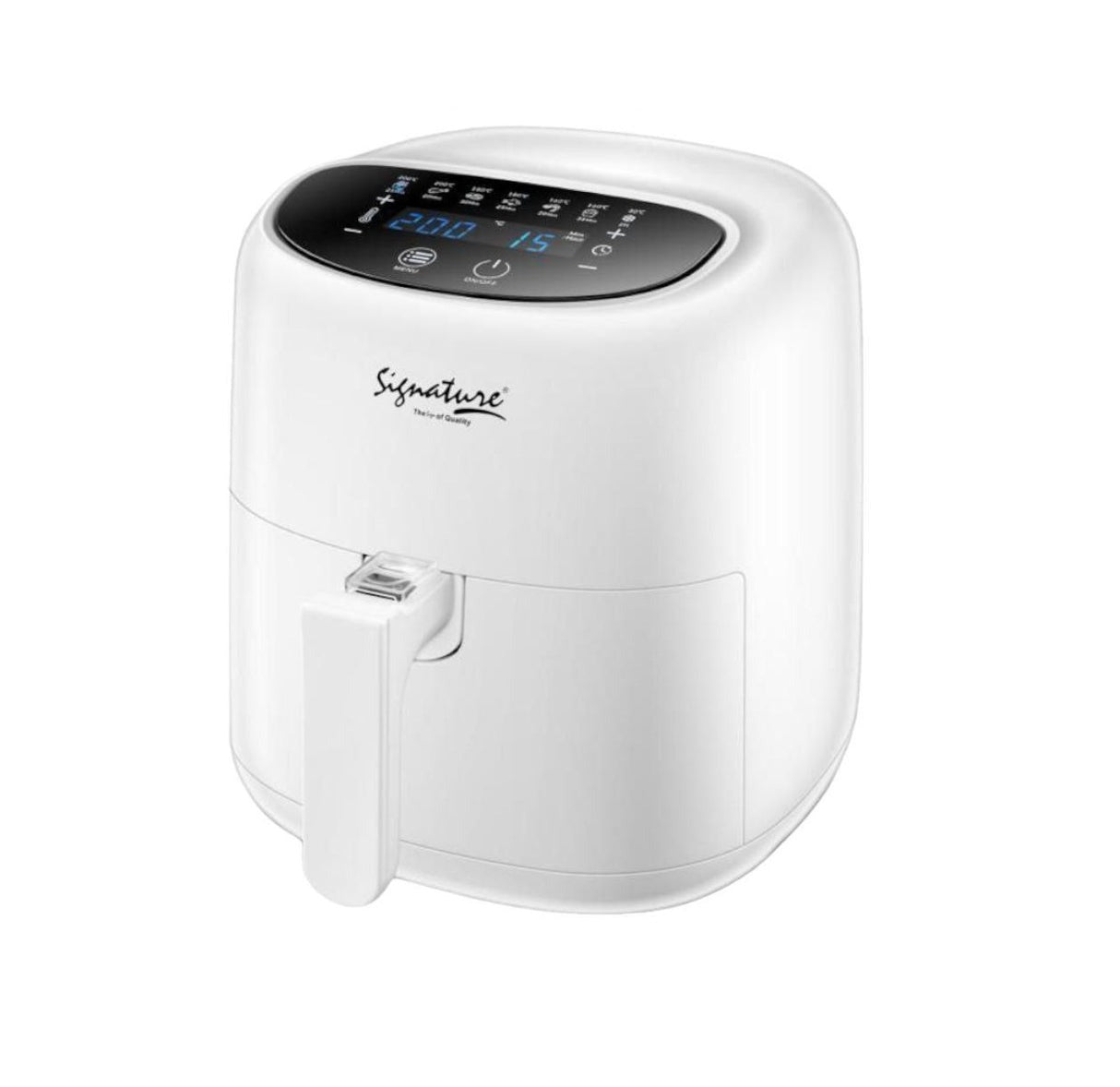 Signature 3.5L Electric Air Fryer 1300W High Power Nonstick Fryer White